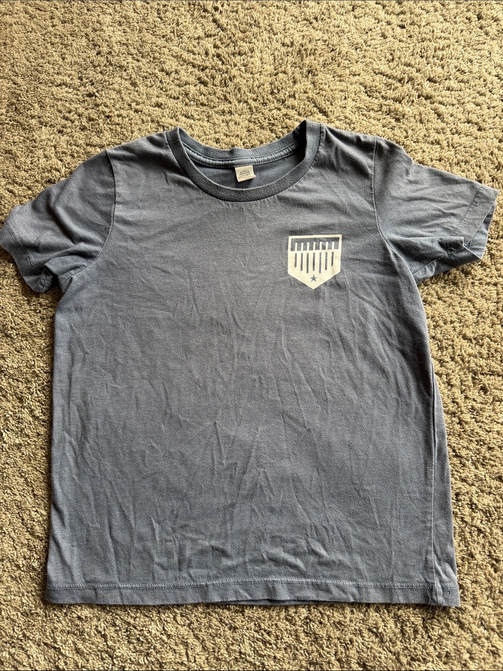 Plate Crate Short-Sleeve Gray Graphic Tee